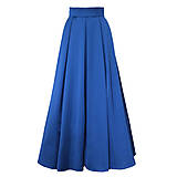 Kvalitná skladaná sukňa s tylovou spodničkou rôzne farby