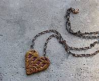 Náhrdelníky - Meno v srdci - náhrdelník (Viki č.1488 -AKCIA) - 6304491_