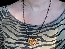 Náhrdelníky - Meno v srdci - náhrdelník (Viki č.1488 -AKCIA) - 6304499_