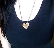 Náhrdelníky - Meno v srdci - náhrdelník (Viki č.1488 -AKCIA) - 6304504_