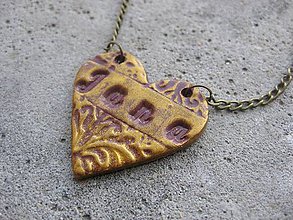 Náhrdelníky - Meno v srdci - náhrdelník (Jana č.1490 - AKCIA) - 6304417_