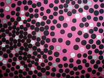 Textil - Splatter Dots Fuchsia - 6310038_