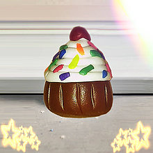 Hračky - Muffin/cupcake hračka (pestrý) - 6318910_