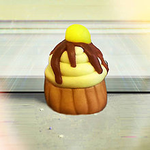 Hračky - Muffin/cupcake hračka (citrónový) - 6318911_