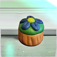 Hračky - Muffin/cupcake hračka (nezábudka) - 6318912_