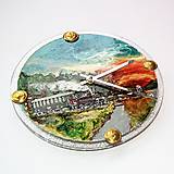 Hodiny - Ručne maľované hodiny "Cesta za Snom - 6323251_