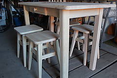 Nábytok - Drevený stôl - 6332133_