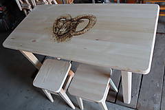 Nábytok - Drevený stôl - 6332138_