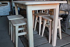 Nábytok - Drevený stôl - 6332140_