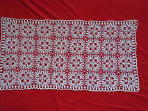 Úžitkový textil - Dekoratívny háčkovaný obrúsok - 6347082_