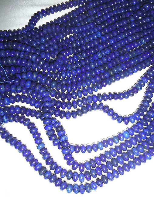 Minerály - lapis lazuli korálky 5x8mm - 6349739_