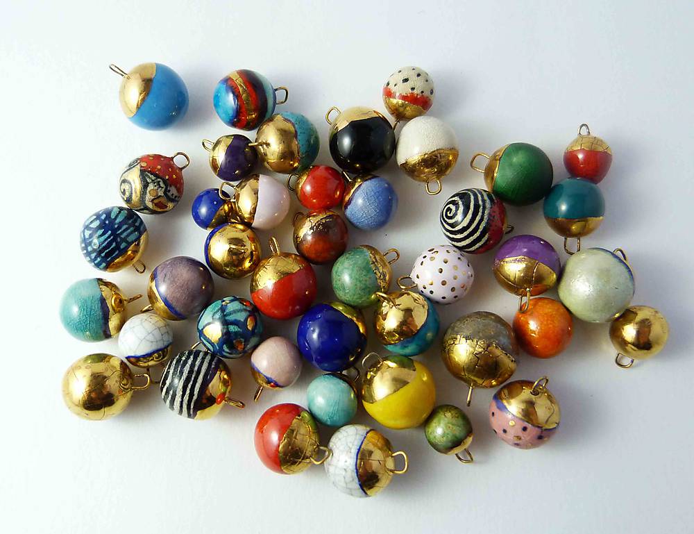 Tana šperky - keramika/zlato, Poskladaj si svoj vlastný náhrdeľník :)