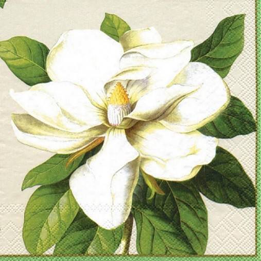  - Servítka "Magnolia cream" - 6351418_
