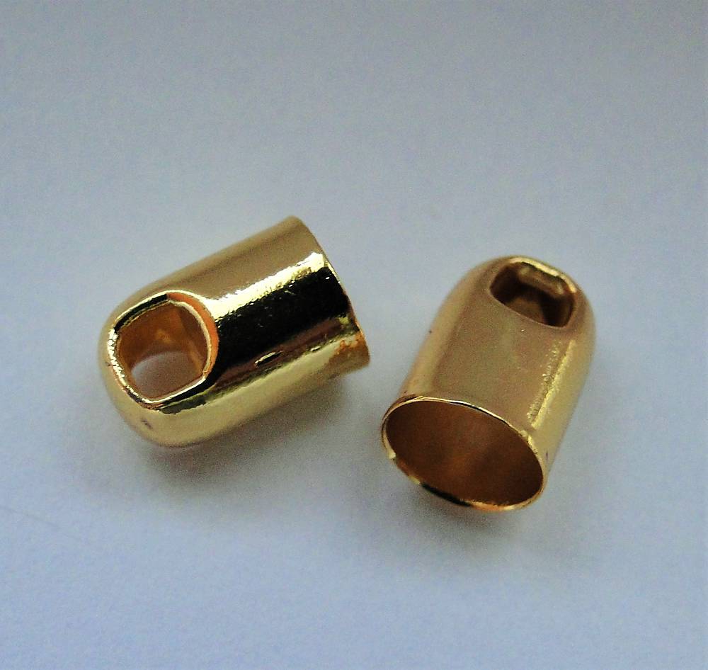 Koncovka 9x6mm-1ks (zlatá)
