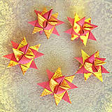 Dekorácie - Vianočné 3D hviezdy rôzne - 6355187_