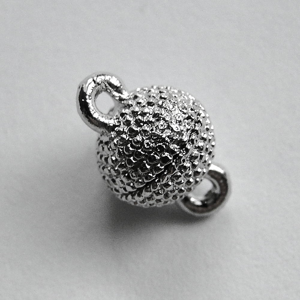 Magnetické zapínanie-1ks (14x9mm-platina)