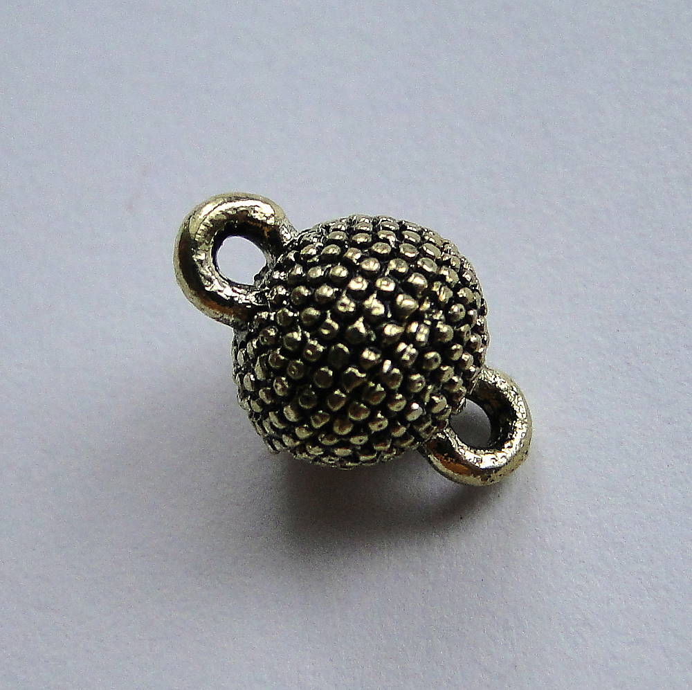 Magnetické zapínanie-1ks (14x9mm-starozlatá)