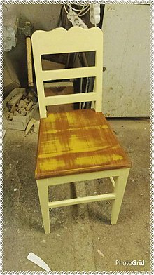 Nábytok - Vintage stolička ,alebo samotársky solitér - 6360871_