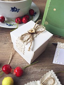 Darčeky pre svadobčanov - Darčekové krabičky Natur - 6362599_