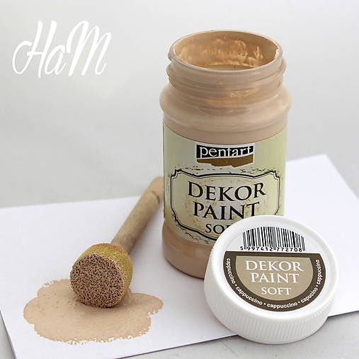 Farby-laky - Dekor Paint Soft 100 ml - capuccino - 6368213_