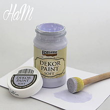 Farby-laky - Dekor Paint Soft 100ml-svetlofialová - 6368174_