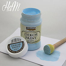 Farby-laky - Dekor Paint Soft 100ml - ľadová modrá - 6368190_