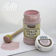 Farby-laky - Dekor Paint Soft 100 ml - viktoriánska ružová - 6368205_