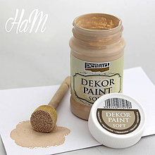 Farby-laky - Dekor Paint Soft 100 ml - capuccino - 6368213_