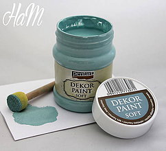 Farby-laky - Dekor Paint Soft 230ml- country modrá - 6368289_
