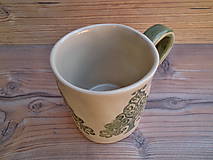 Nádoby - Hrnček Ornament strom 300 ml - 6377998_
