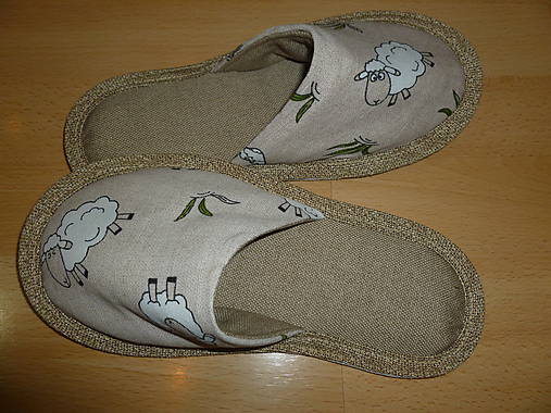 Ponožky, pančuchy, obuv - papučky barefoot ovečky  - 6392649_