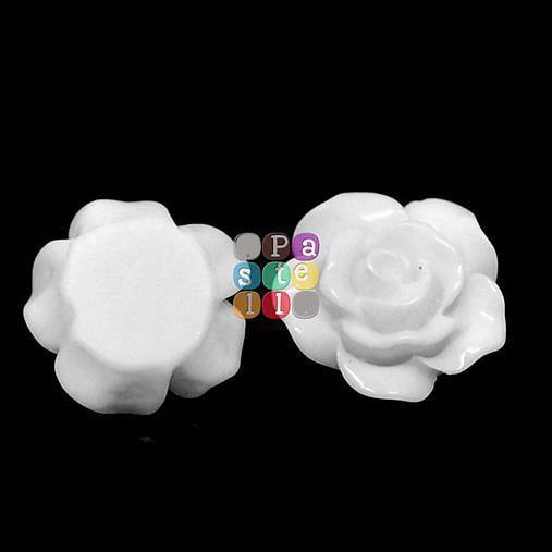 Korálky - (1076) Živicová ružička, 10 mm - 1 ks - 6393176_