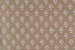 Textil - Bavlnená látka hnedotlač - 6393972_