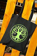 Nákupné tašky - bavlnená taška - Keltský strom - 6394337_