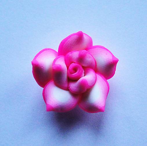 FIMO kvet 25mm-1ks (ružová)
