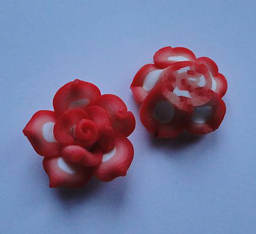 FIMO kvet 25mm-1ks (oranž.červená)