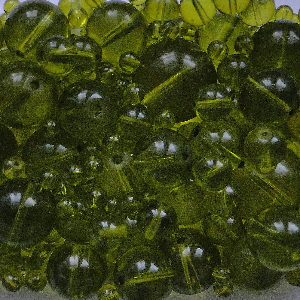 Sklenené MIX 4-18mm-100g (khaki sv)