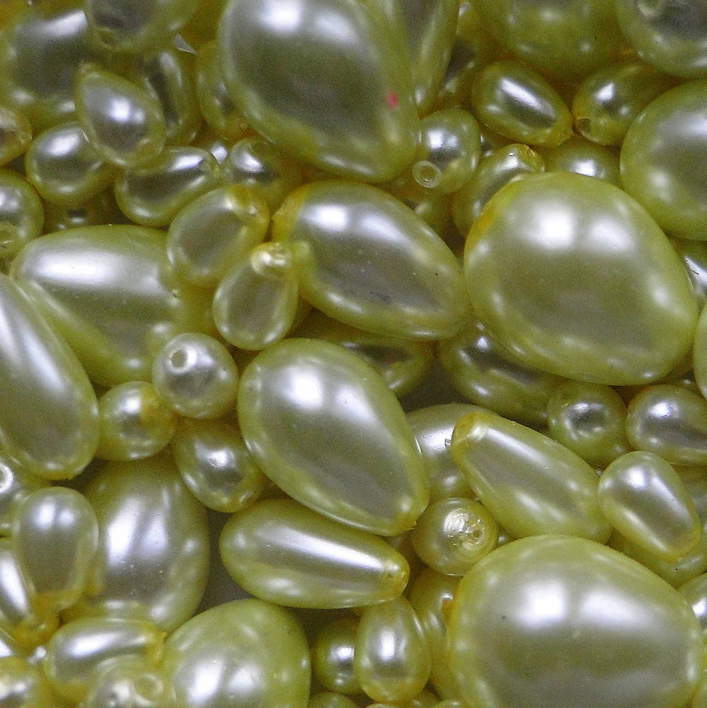 Vosk.perly-kvapka 7-15mm-50g (žltá)