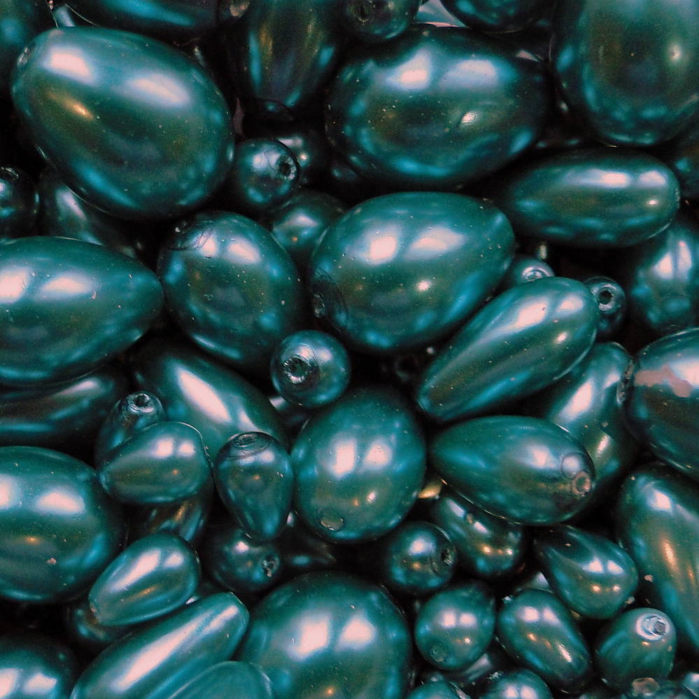 Vosk.perly-kvapka 7-15mm-50g (tyrkys tm)