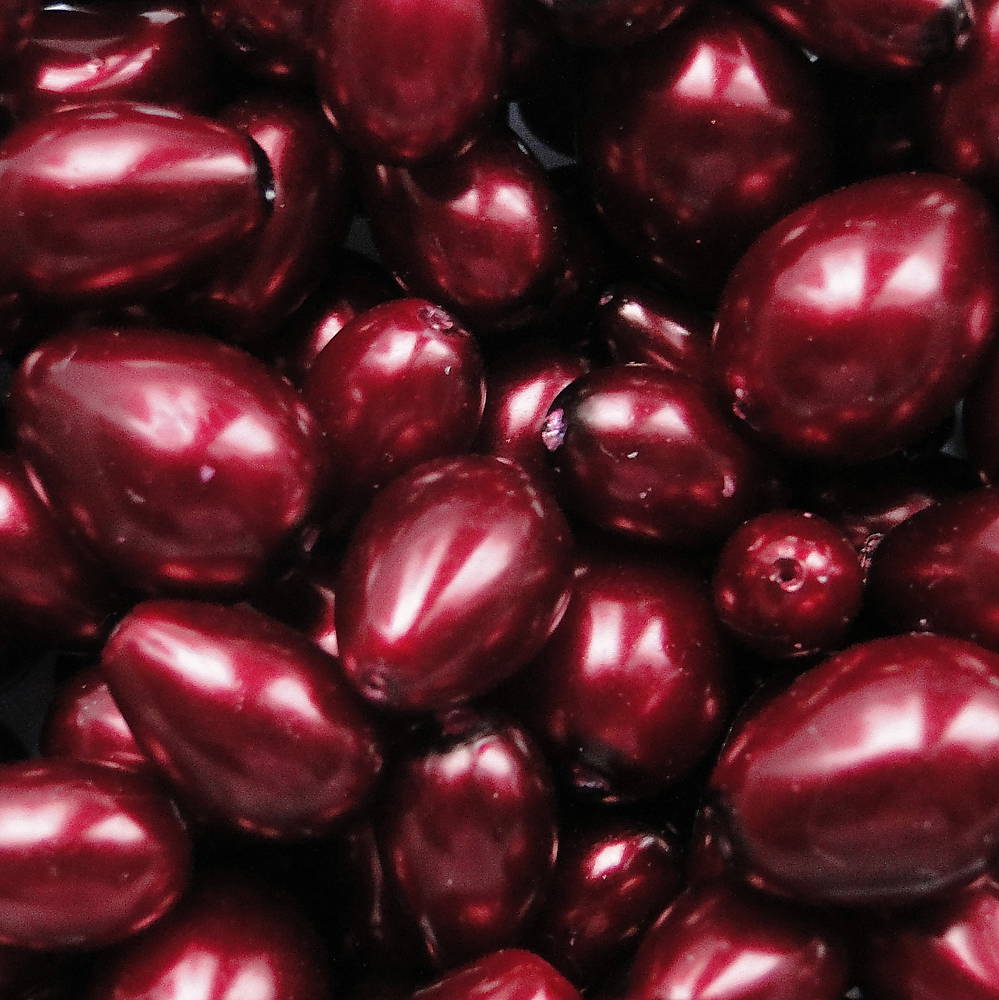 Vosk.perly-kvapka 7-15mm-50g (tm.červená)