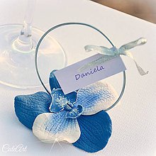 Darčeky pre svadobčanov - Orchideová elegancia - darčeky pre svadobných hostí, menovky - 6395387_