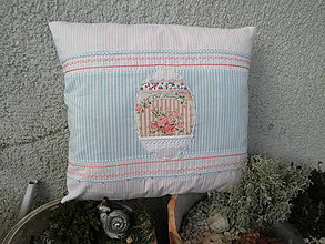 Úžitkový textil - Růžový polštář z kolekce "Sweet collection" - 6396529_