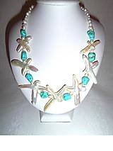 perly na obláčku náhrdelník