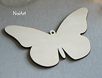 Polotovary - Drevená predloha Motýľ - 6402256_