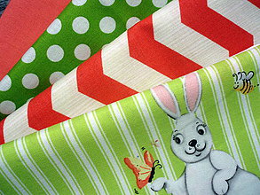 Textil - FQ balíček zajačikovia - 6417512_