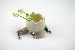 Dekorácie - Keramické vajíčo - váza alebo svietnik - 6420541_