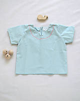Detské oblečenie - Košieľka OLIVER modrá - dopredaj - 6426059_