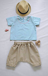 Detské oblečenie - Košieľka OLIVER modrá - dopredaj - 6426060_