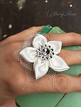 Prstene - Prstienok kvet Ivory - 6432539_