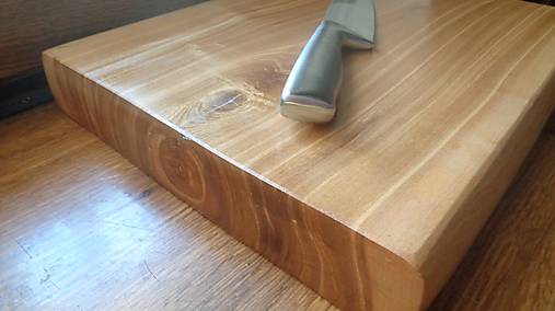 Príbory, varešky, pomôcky - Masívna krájacia jaseňová doska - 6433825_